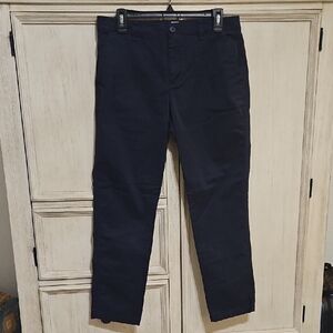 GAP Blue Chinos Straight Leg Cotton Blend